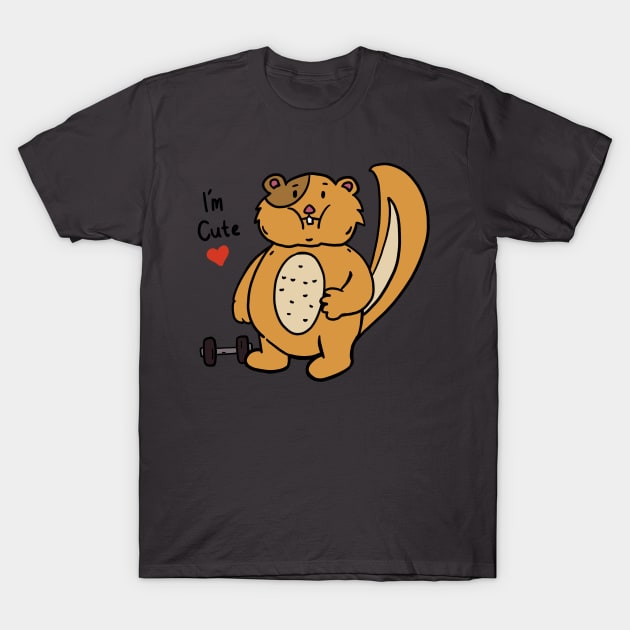 Fat Chipmunk T-Shirt by RiyanRizqi